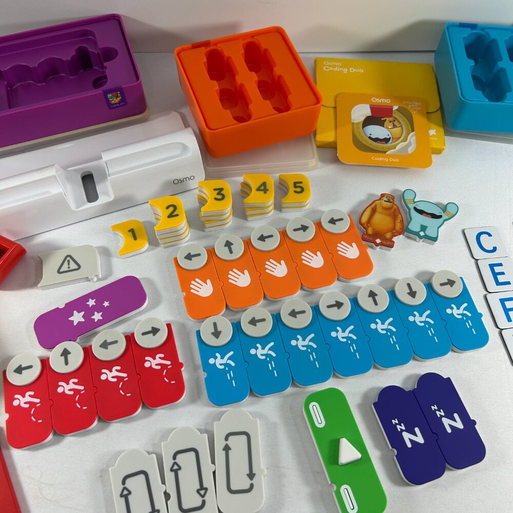Mixed Osmo Learning Lot Incomplete Letters Numbers & More - Picture 4 of 8